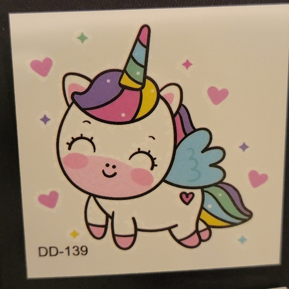 Colorful Unicorn and Butterfly Tattoos - Picture 5 of 7